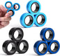 Cevioce 9 PCS Magnetic Ring Fidget Toys Set, ADHD Anxiety Magnetic Finger by Cevioce