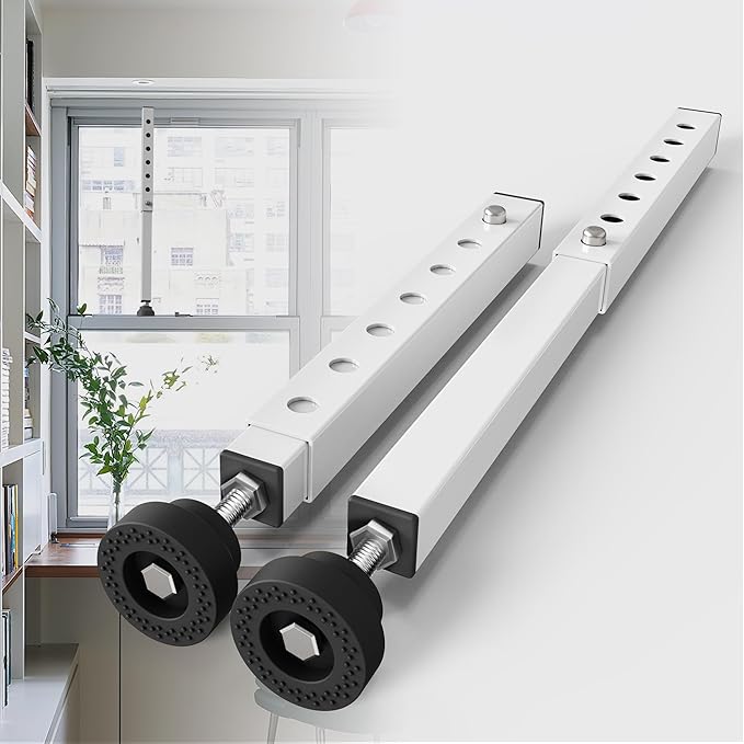 Gadgetzan 1 Pack Window Security Bars Adjustable 11"-18", Portable Short by Ourproductsarededicatedtobringingyouconvenience