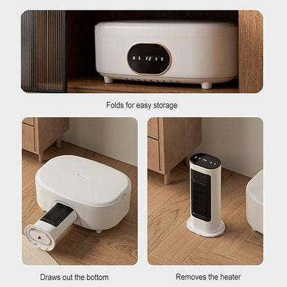 Portable Clothes Dryer, 1000W Foldable Automatic Drying Machine - Image 3