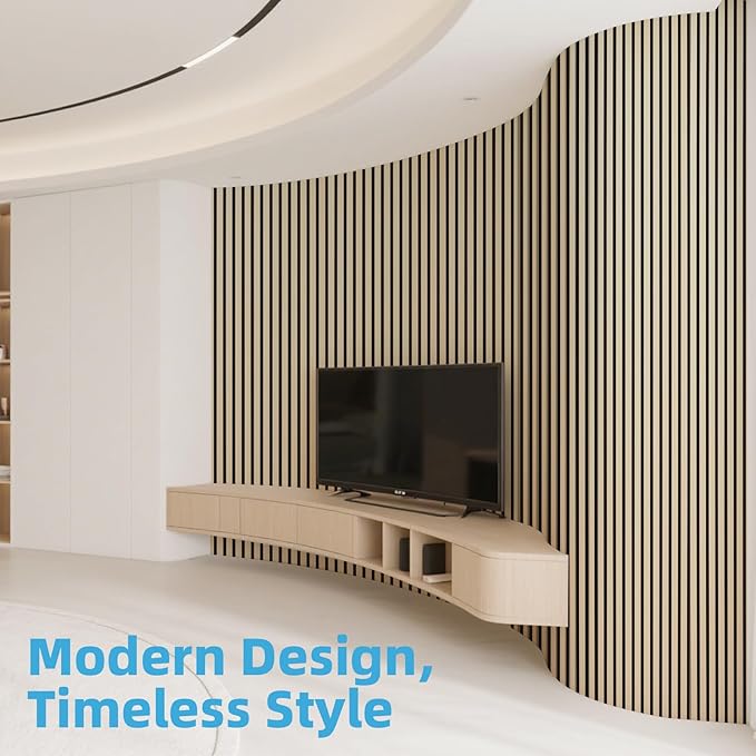 Art3d 2-Pack Acoustic Wood Slat Wall Panel - Image 2