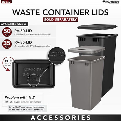 Rev-A-Shelf Double Pullout Trash Cans - Image 8