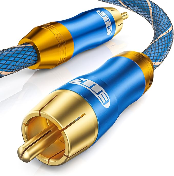 EMK Subwoofer Cable -Digital Coaxial/Subwoofer Cable Dual Shielded - Image 7