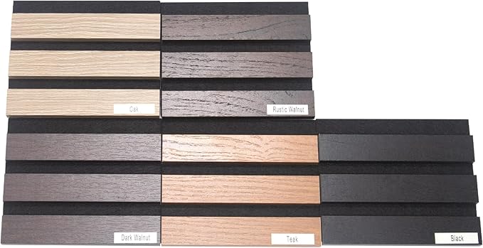 NeatiEase Wood Panels for Wall Color Samples Pack, Soundproof Wood Slat Wall - Image 3
