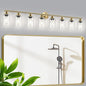 Guliaofo 8-Light Brushed Gold Vanity Lights by GuliaofoLights