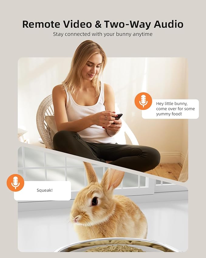 Hanging Automatic Rabbit Feeder - Image 3