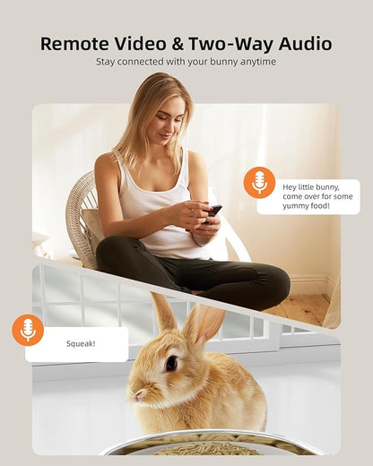 Hanging Automatic Rabbit Feeder - Image 3