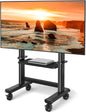 mobile tv cart rolling tv stand with wheels, main product view
