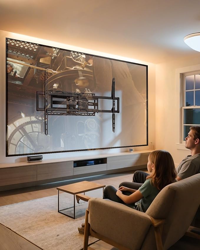 monTEK Heavy-Duty Full Motion TV Wall Mount Bracket - Image 8