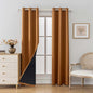Anytime 100% Blackout Curtain 2 Panels Set, Thermal Insulated Window Drapes by Anytime