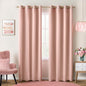 KOUFALL Blush Pink Curtains Blackout, Nursery Curtain by KOUFALL