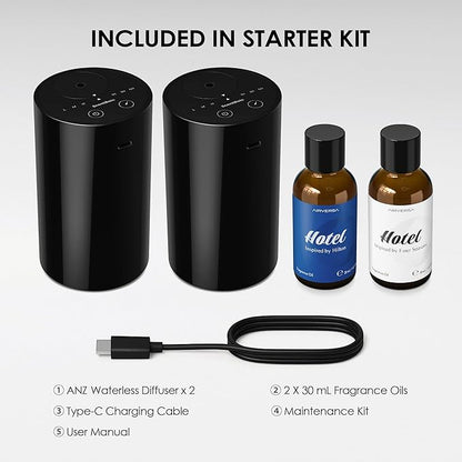 Waterless Essential Oil Diffuser Starter Kit - Image 6