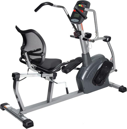Sunny Health & Fitness Elite Recumbent Cross Trainer & Elliptical Machine - Image 9