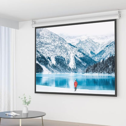 WALI Universal Projector Screen Ceiling Mount, Wall Hanging Mount L-Brackets - Image 2
