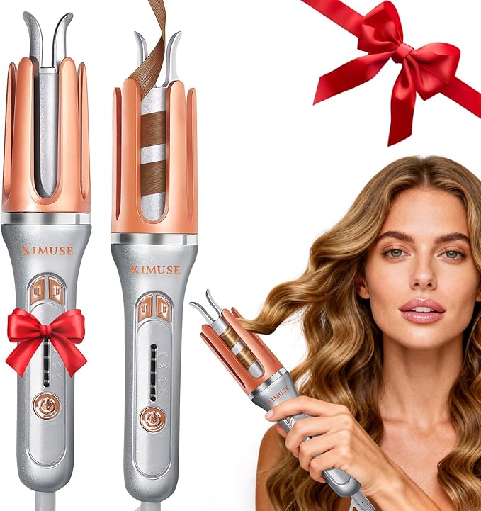 KIMUSE Automatic Rotating Curling Iron, 1.25 Inch by KIMUSE