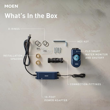 Moen Flo Smart Water Monitor and Automatic Shutoff Sensor, Wi-Fi Connected - Image 23