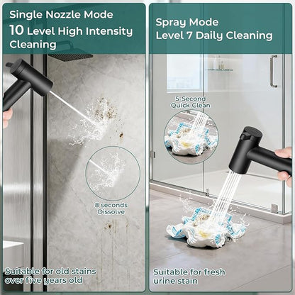 Handheld Bidet Sprayer for Toilet, Adjustable Water Pressure Control Rotary - Image 3