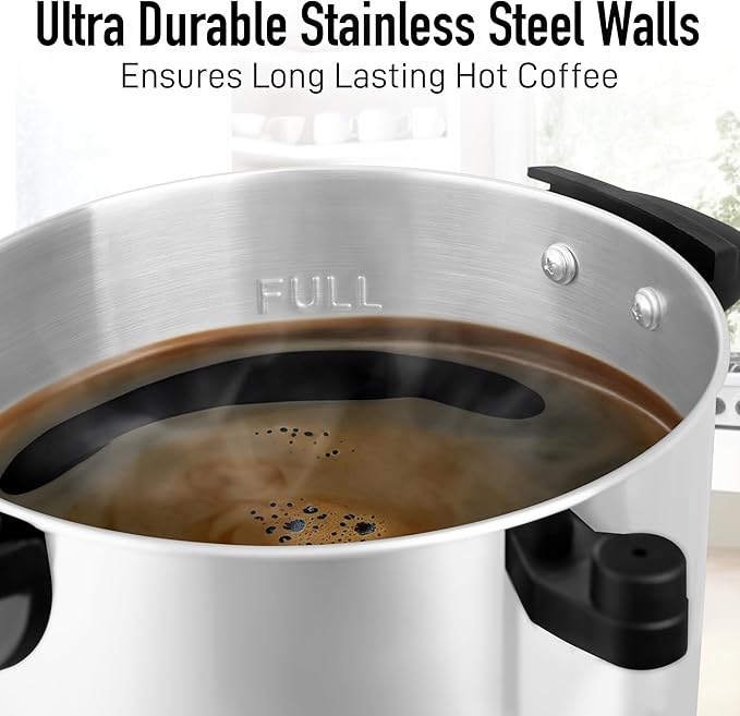 Zulay Commercial Coffee Maker Stainless Steel - Image 5