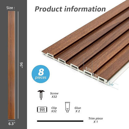 Art3d Slat Wall Panels, WPC Soundproof 3D Wall Paneling - Image 6