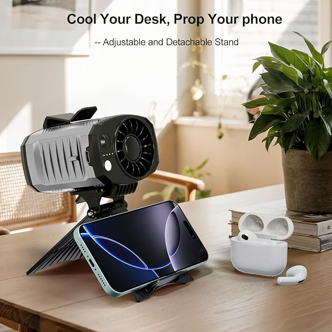 FlarePoint Portable 4-in-1 Waist/Neck/Desk Fan - Image 4