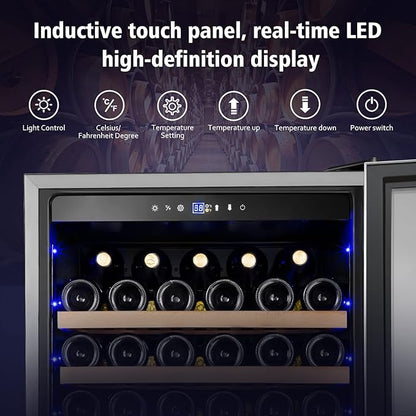 Wine Cooler Refrigerator, 179 Bottles Professional Wine Fridge - Image 2