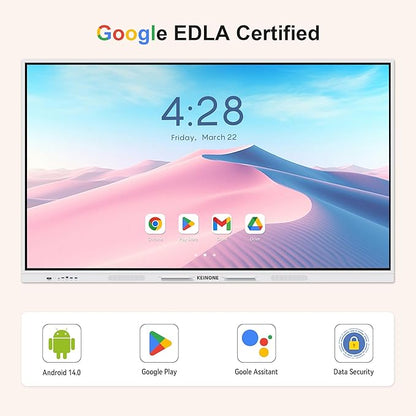 Interactive Smart Board for Classroom, 55” 8+128 GB Electronic Digital - Image 2
