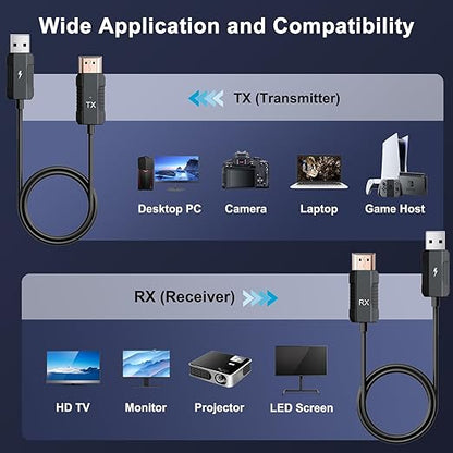 Anytrox Wireless HDMI Transmitter and Receiver 4K Decode 1080P Output, HDMI - Image 6