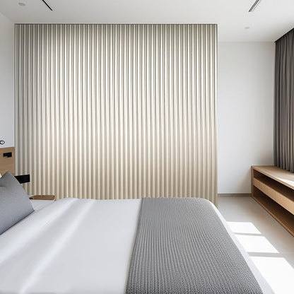Art3dwallpanels Slat Wall Paneling, 8 Pack Wavy Grain Panel Wall Slats - Image 9