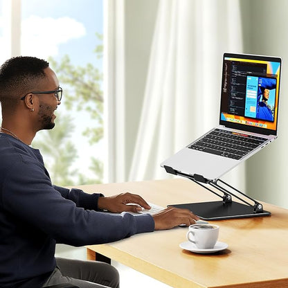 BESIGN LS10 Aluminum Laptop Stand, Ergonomic Adjustable Notebook Tablet Stand - Image 7