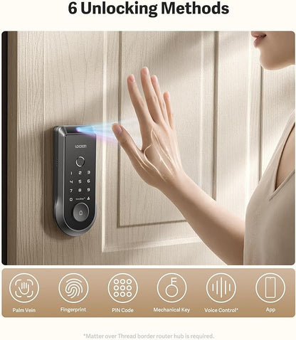 Lockin Veno Smart Lock, Palm Vein Recognition, Built-in Wi‑Fi, Palm Vein & - Image 5