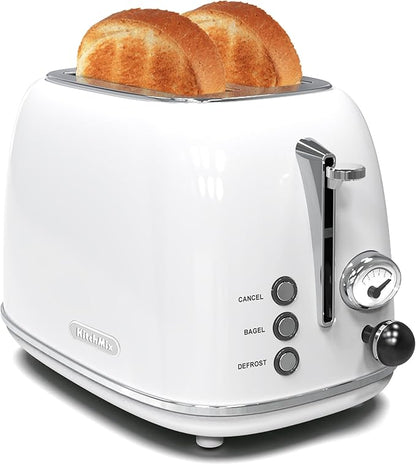 Toaster 2 slice, Retro Stainless Steel Toaster by KITCHMIX
