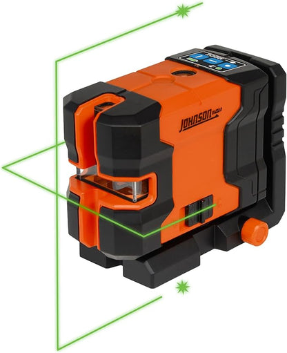 Johnson Level & Tool JLD300-GN2D Laser Level, Self-Leveling Cross-Line & 2 Dot - Image 8
