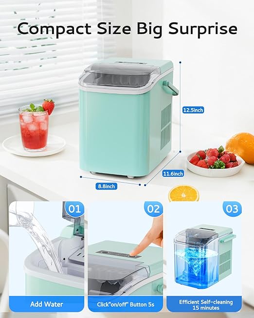 Premium Countertop Ice Maker Machine - Image 6
