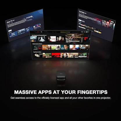 AuKing Smart, 2025 Upgraded Smart Projector, Full HD 1080P Home Theater Video - Image 3