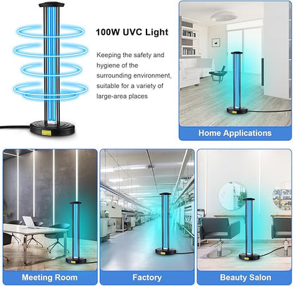 Qualirey 100W UV Light Sanitizer, Ozone Free, Safe - Image 5
