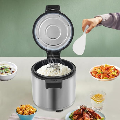 6.08Gal Commercial Rice Warmer Electric Non-Stick Pot Adjustable Temperature - Image 2