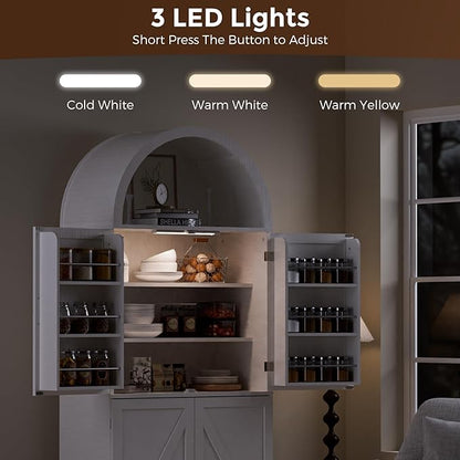 Arched Kitchen Pantry Cabinet - Image 6