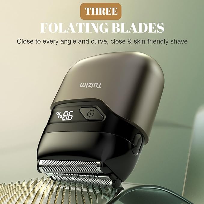 Tulzim Electric Foil Shaver for Men: Portable Electric Razor for Beard/Face - Image 6