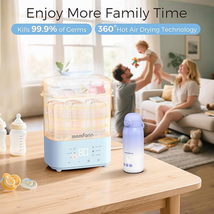 Bottle Sterilizer and Dryer, All-in-One Electric Steam Sterilizer Bottle - Image 2