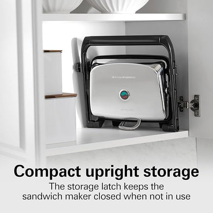 Hamilton Beach Panini Press Sandwich Maker & Electric Indoor Grill - Image 6