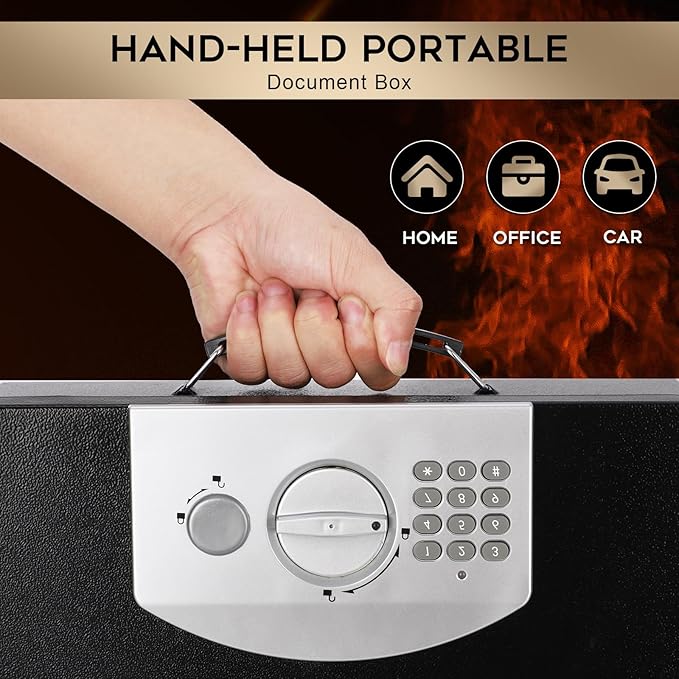 Dalmbox Portable Metal Safe Box - Image 6