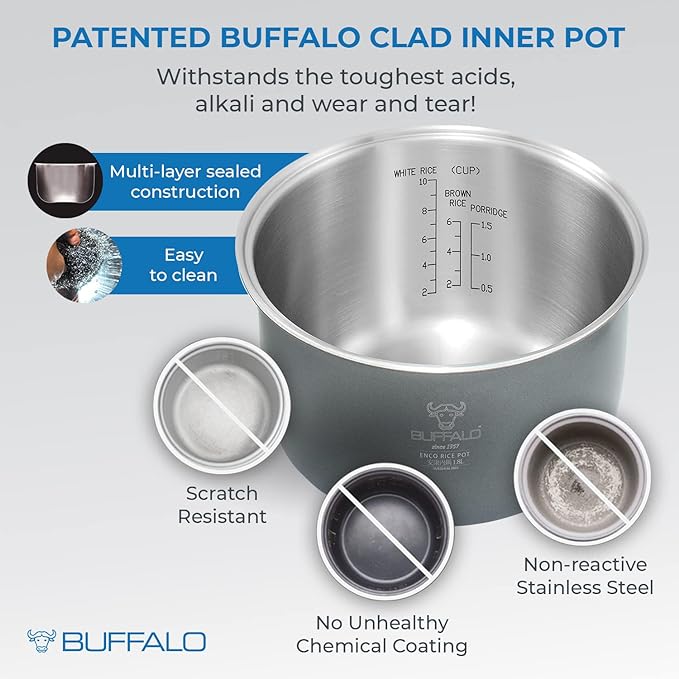 Buffalo Classic Rice Cooker - Image 3