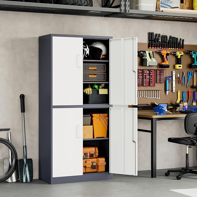 Yizosh Metal Storage Locking Cabinet - Image 8