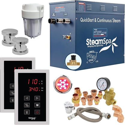 SteamSpa Executive 12KW QuickStart ACU-Steam Bath Generator Package by SteamSpa