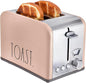 Rae Dunn Toaster, Stainless Steel 2 Slice Square Toaster, Wide Slot by RaeDunn