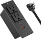 Recessed Power Strip USB C PD 30W Fast Charging, Flush Mount Desk Recessed by Jgstkcity