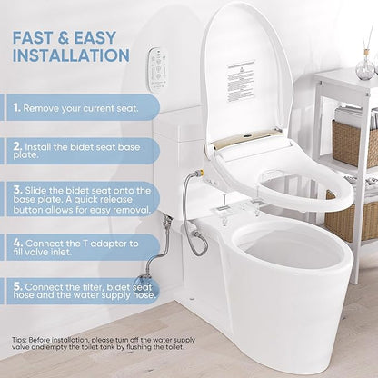 LEIVI Electric Bidet Toilet Seat - Image 4