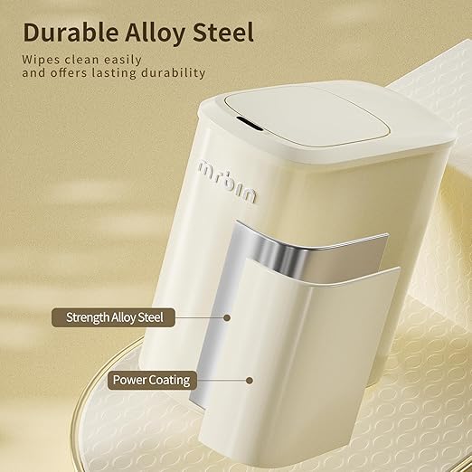 MRBIN Metal Motion Sensor Bathroom Trash Can - Image 3