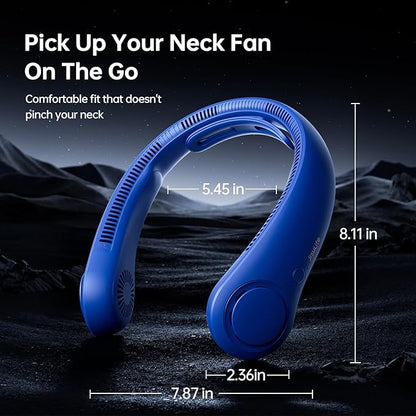 JISULIFE Portable Neck Fan Upgraded, Neckbrace Personal Hands Free, 5 Speed - Image 5