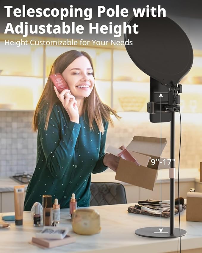UBeesize 10.5in Laptop Ring Light - Image 5