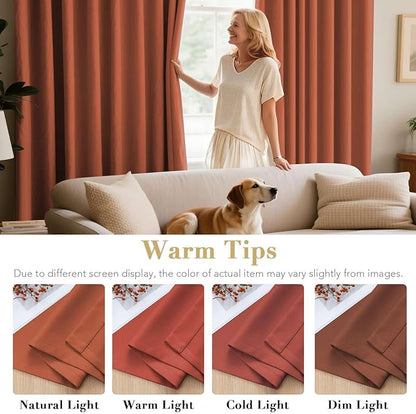 H.VERSAILTEX Blackout Curtains for Bedroom Thermal Insulated Room Darkening - Image 5